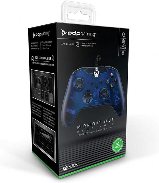CONTROLLER PDP XBOX SERIES X / XBOX ONE UFFICIALE WIRED JOYPAD CON FILO BLUE