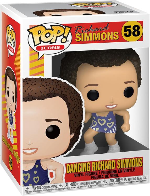 Funko Pop Icons - Richard Simmons (58) Dancing Richard Simmons Vinyl Figure 9Cm