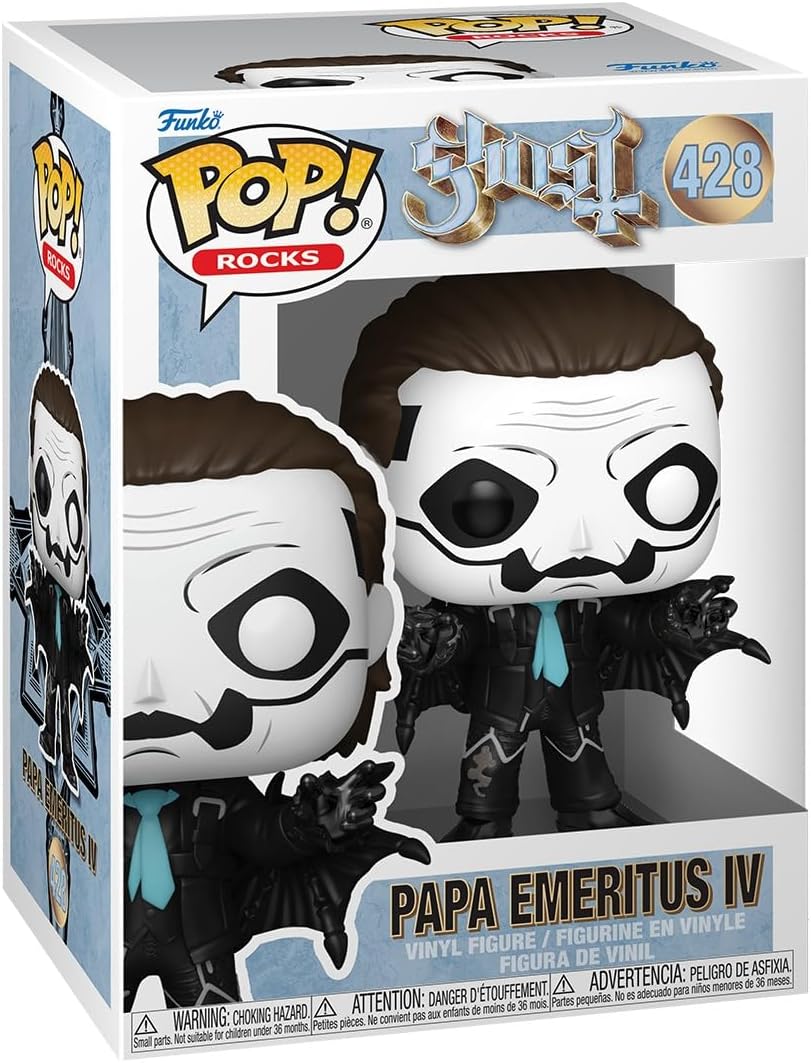 Funko Pop ! Rocks Ghost - (428) Papa Emeritus IV Band Papa Bat 9cm