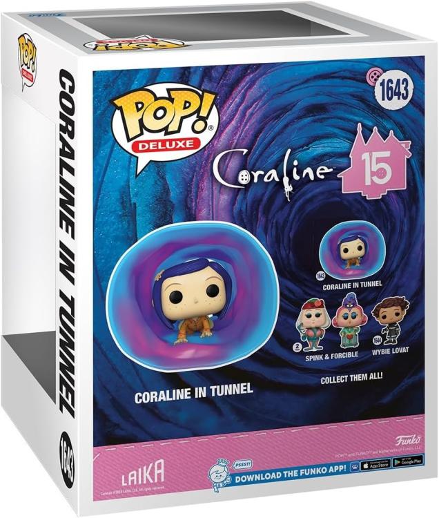 Funko Pop ! Deluxe - Coraline (1643) Coraline In Tunnel Vinyl Figure 15Cm Statua