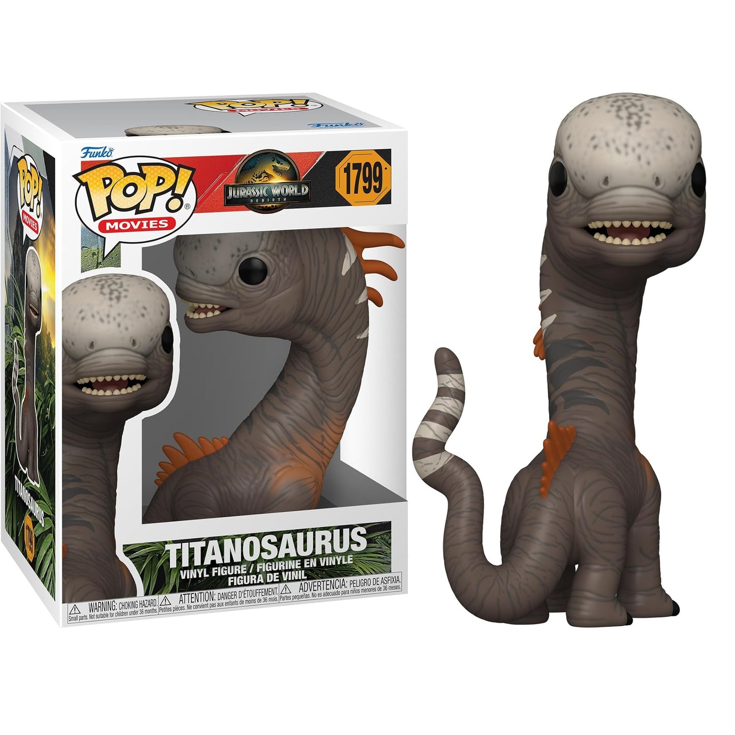 Funko Pop ! Movies Jurassic World Rebirth Titanosaurus - (1799) Vinyl Figure 9cm