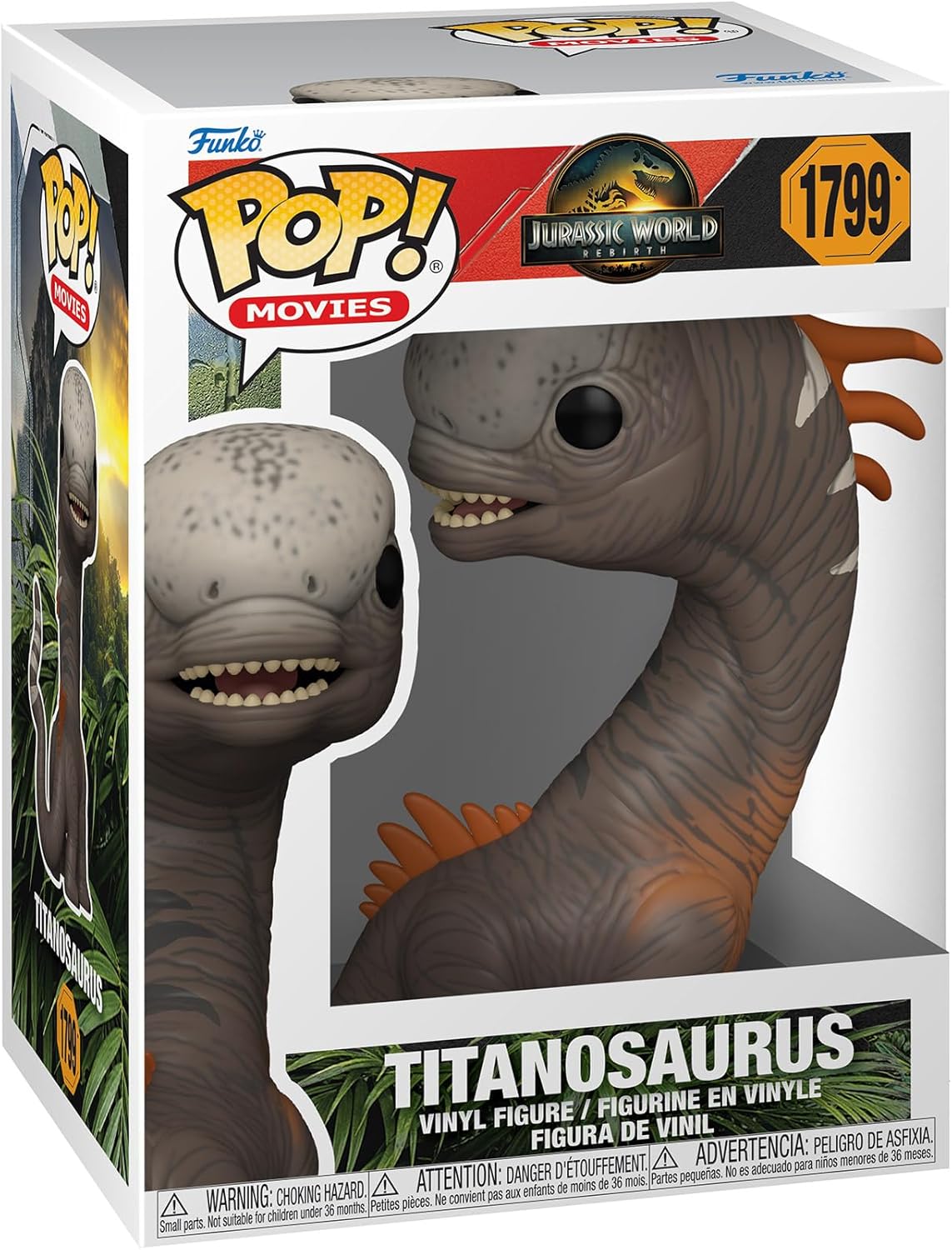 Funko Pop ! Movies Jurassic World Rebirth Titanosaurus - (1799) Vinyl Figure 9cm