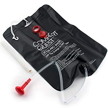 Kit Amaca Da Giardino In Nylon 200 X 80 + Doccia Solare Da Campeggio Estate Mare