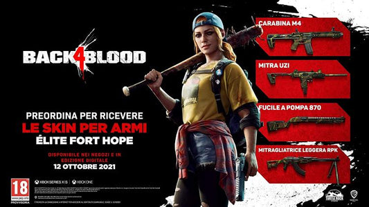 BACK 4 BLOOD PS5 VIDEOGIOCO ITALIANO MULTILINGUA PLAY STATION 5 NUOVO SIGILLATO