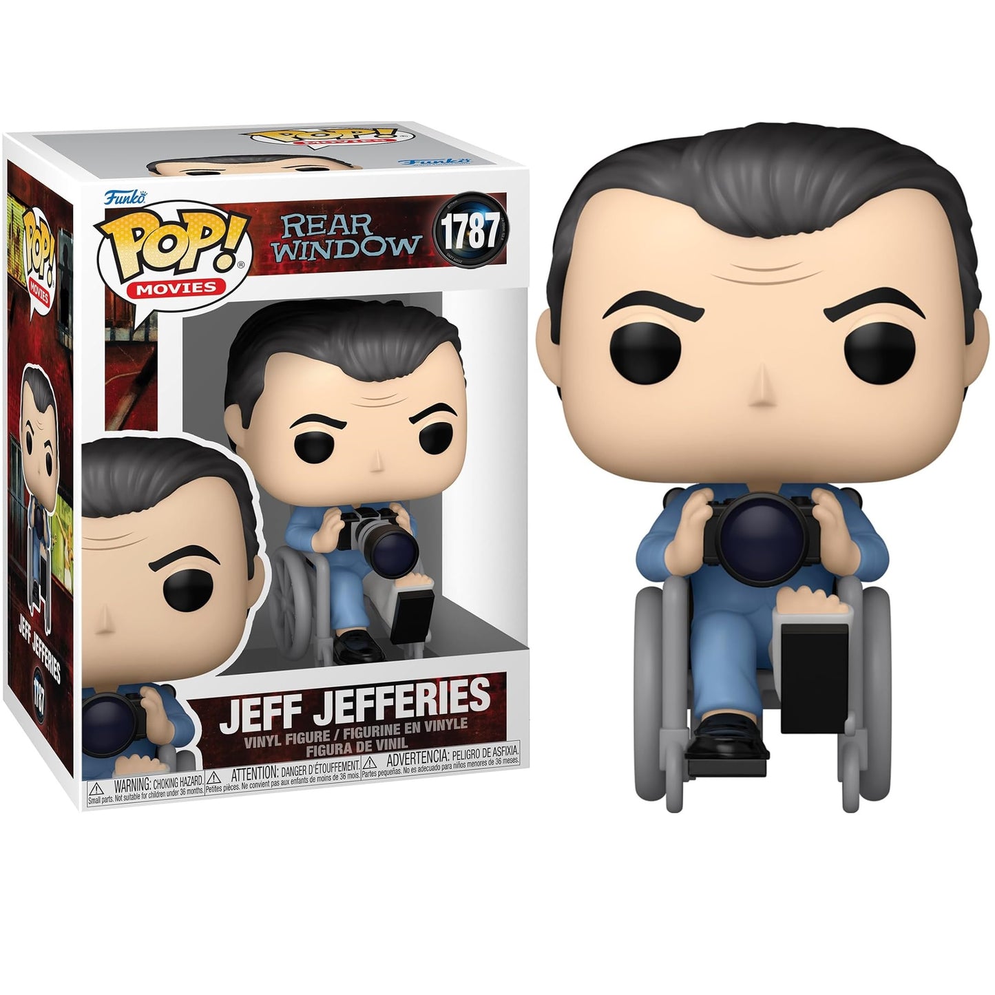 Funko Pop ! Movies Rear Window - (1787) Jeff Jefferies Vinyl Figure 9cm