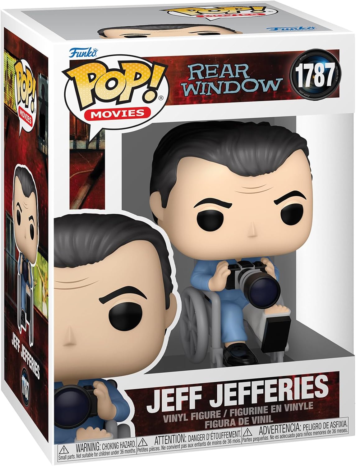 Funko Pop ! Movies Rear Window - (1787) Jeff Jefferies Vinyl Figure 9cm