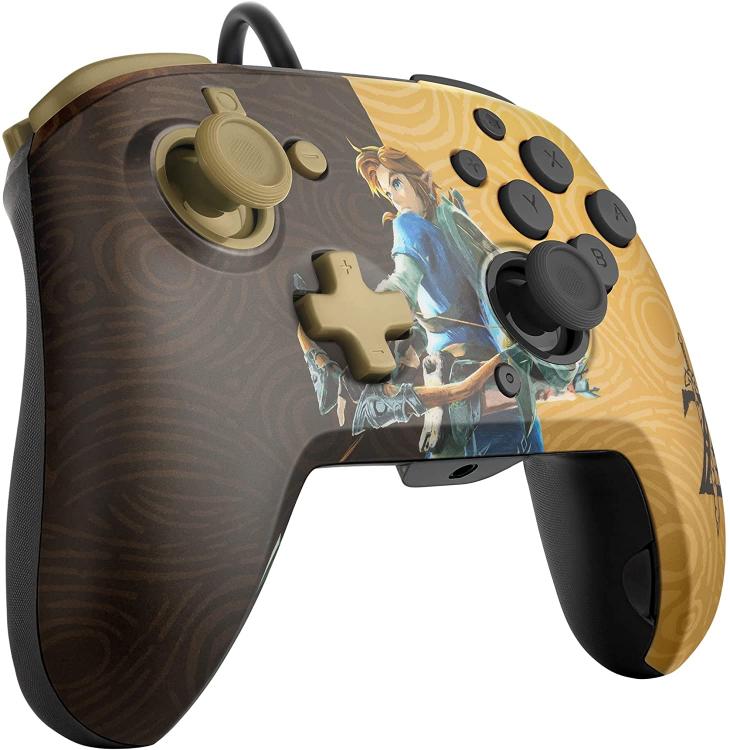 Pdp Nintendo Switch Controller Faceoff Deluxe + Audio Joystick Cablato Pad Zelda