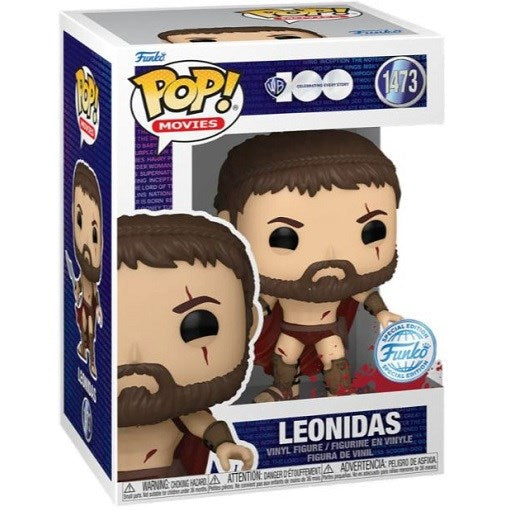 Funko Pop ! Movies Warner Bros 300 - (1473) Leonidas Bloody Figure Special 9Cm