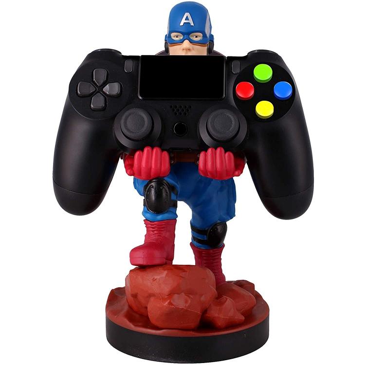 Cable Guys - Marvel (Captain America) Statuetta Base Smartphone Controller Gioco