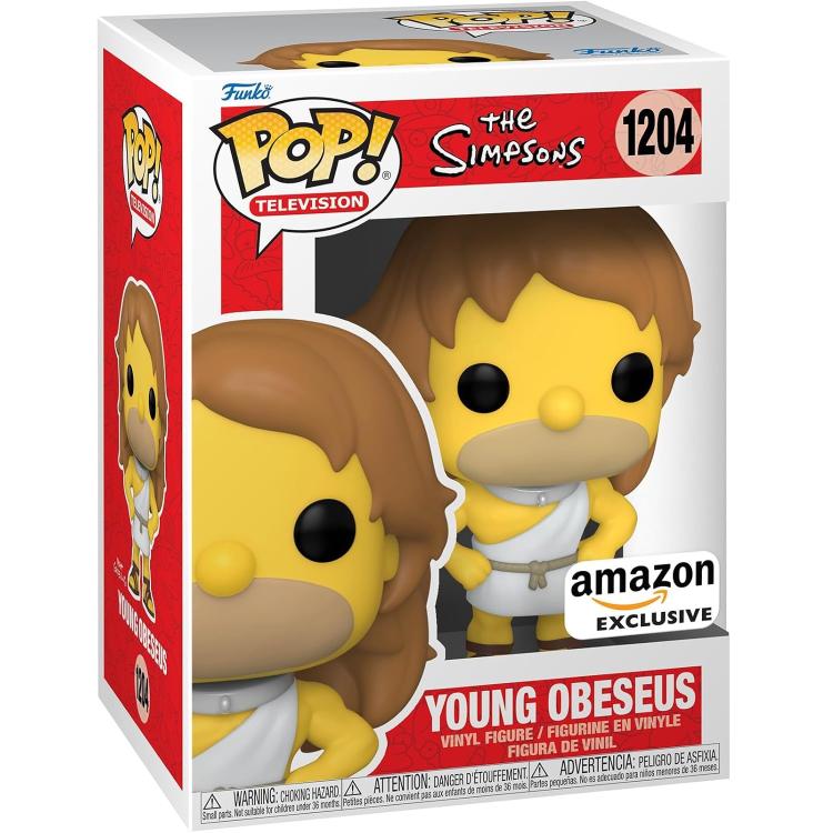 Funko Pop ! Television - The Simpsons (1204) Young Obeseus Vinyl Figure 9Cm