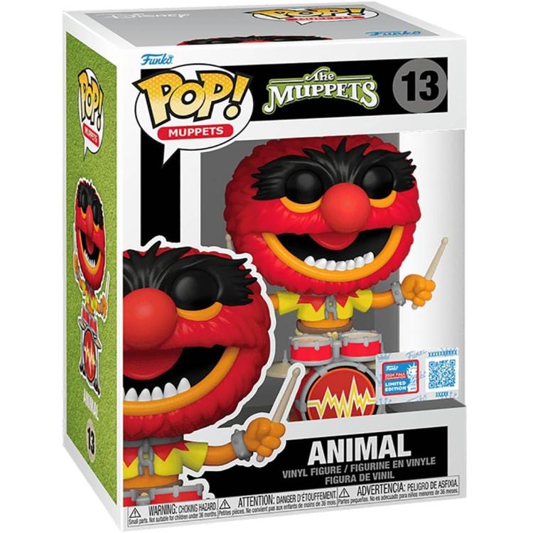 Funko Pop ! The Muppets (13) Animal - Batterista (Exclusive) Vinyl Figure 9Cm