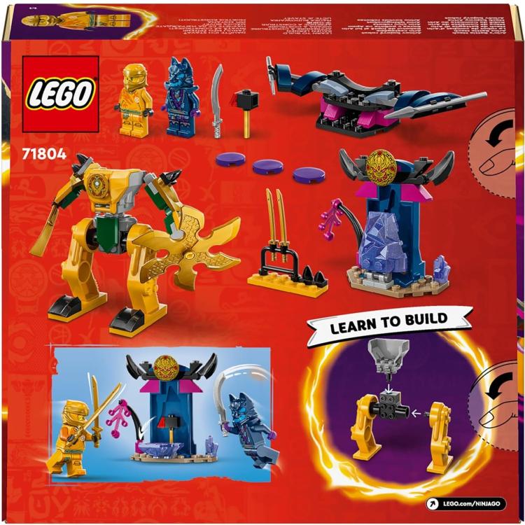 Lego Ninjago Mech Da Battaglia Di Arin 71804 + 2 Mini Figure Costruzione 104Pz