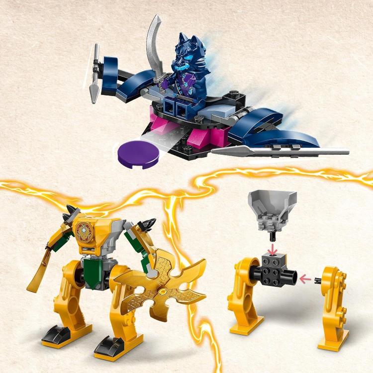 Lego Ninjago Mech Da Battaglia Di Arin 71804 + 2 Mini Figure Costruzione 104Pz