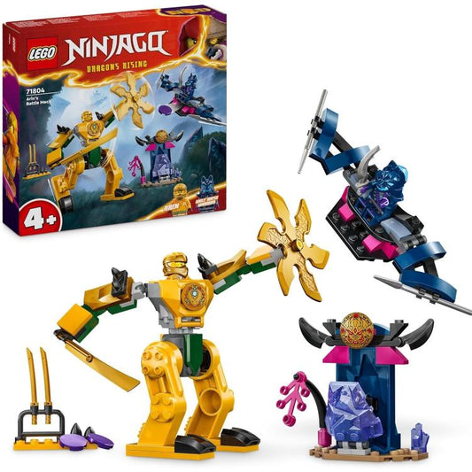 Lego Ninjago Mech Da Battaglia Di Arin 71804 + 2 Mini Figure Costruzione 104Pz