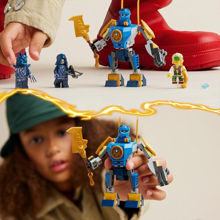Lego Ninjago Pack Mech Da Battaglia Di Jay 71805 Mini Figure Costruzione 78Pz