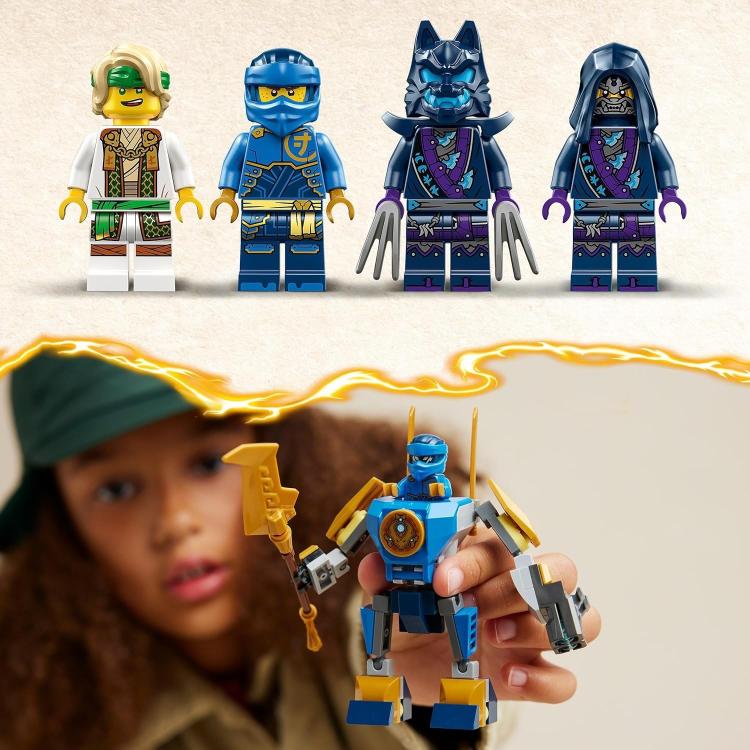 Lego Ninjago Pack Mech Da Battaglia Di Jay 71805 Mini Figure Costruzione 78Pz