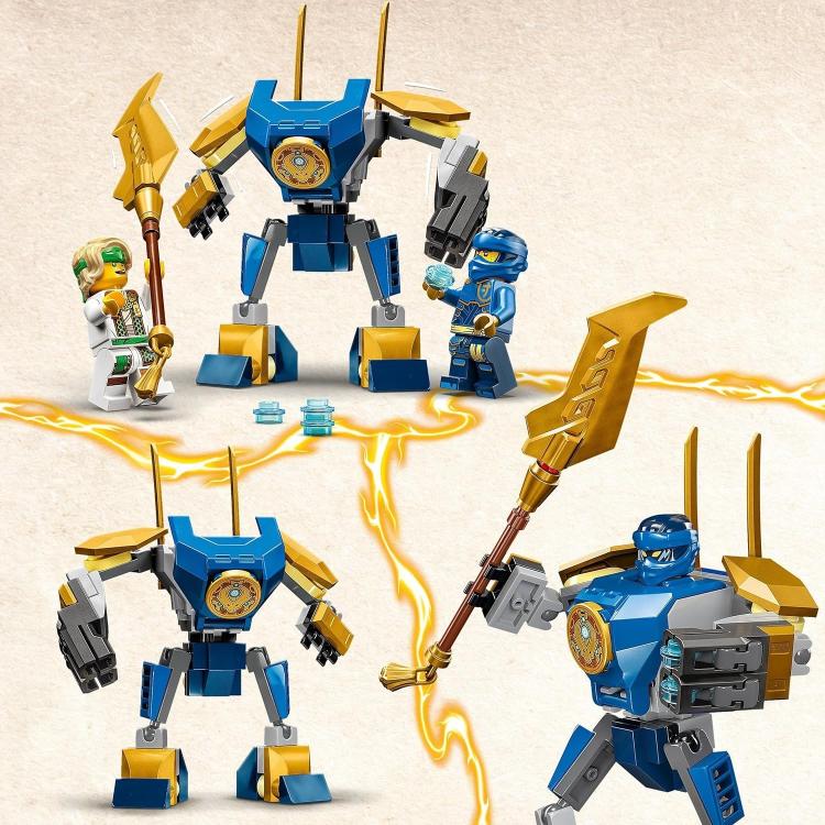 Lego Ninjago Pack Mech Da Battaglia Di Jay 71805 Mini Figure Costruzione 78Pz