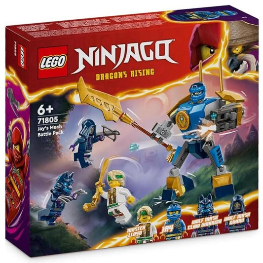 Lego Ninjago Pack Mech Da Battaglia Di Jay 71805 Mini Figure Costruzione 78Pz