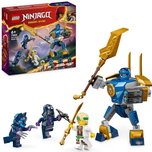 Lego Ninjago Pack Mech Da Battaglia Di Jay 71805 Mini Figure Costruzione 78Pz