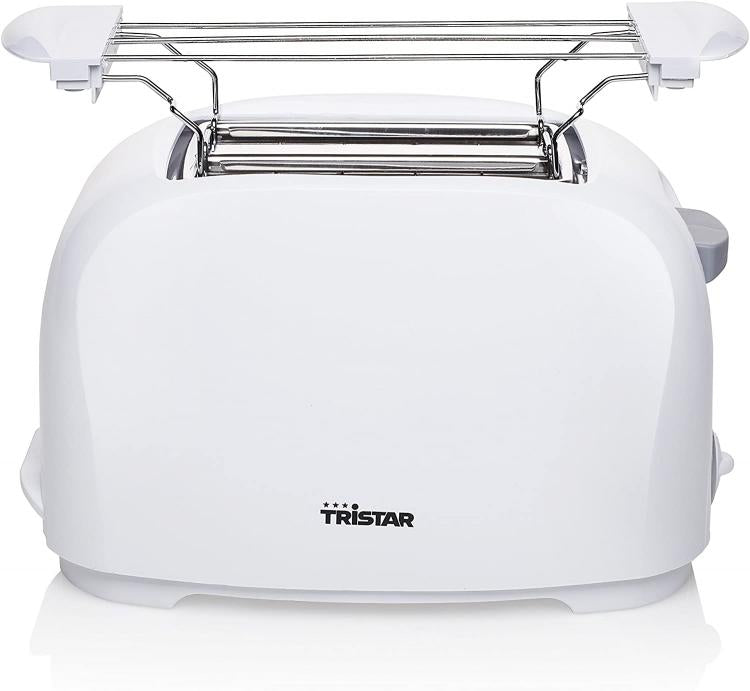 Tristar Tostapane Br-1013 Riscaldare Panino Toast Espulsione Automatica Bianco