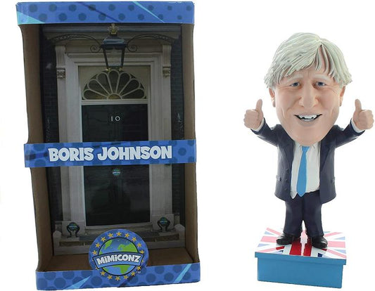 Mimiconz Leader World Statuetta Dipinta A Mano Ministro Britannico Boris Johnson