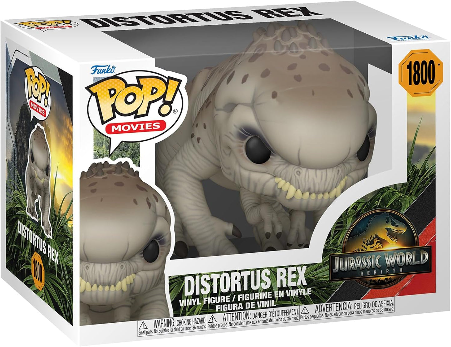 Funko Pop ! Movies Jurassic World Rebirth Distortus Rex - (1800) Vinyl Figure 9cm
