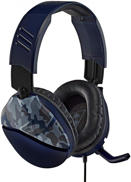 Turtle Beach Recon 70 Camo Blu Camo Cuffie Gaming Ps4 Ps5 Xbox One Pc Jack 3,5Mm