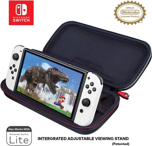 Nintendo Switch Super Mario Odissey Custodia Da Trasporto Cover Traveler Case