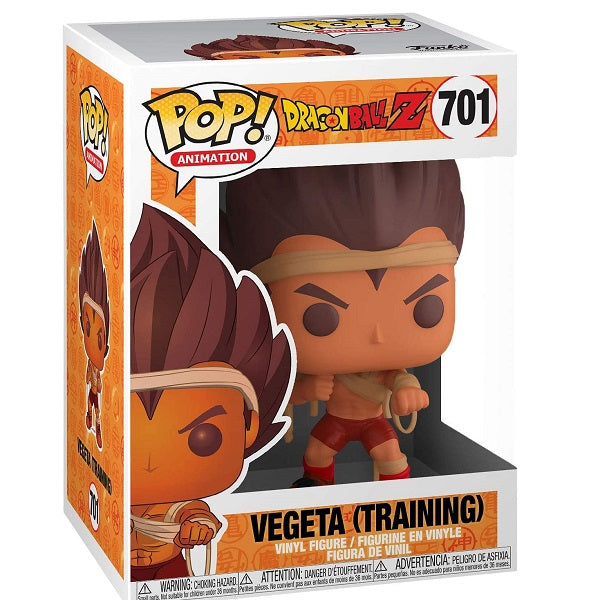 Funko Pop ! Animation Dragon Ball Z - (701) Vegeta Training Figure 9Cm In Stock