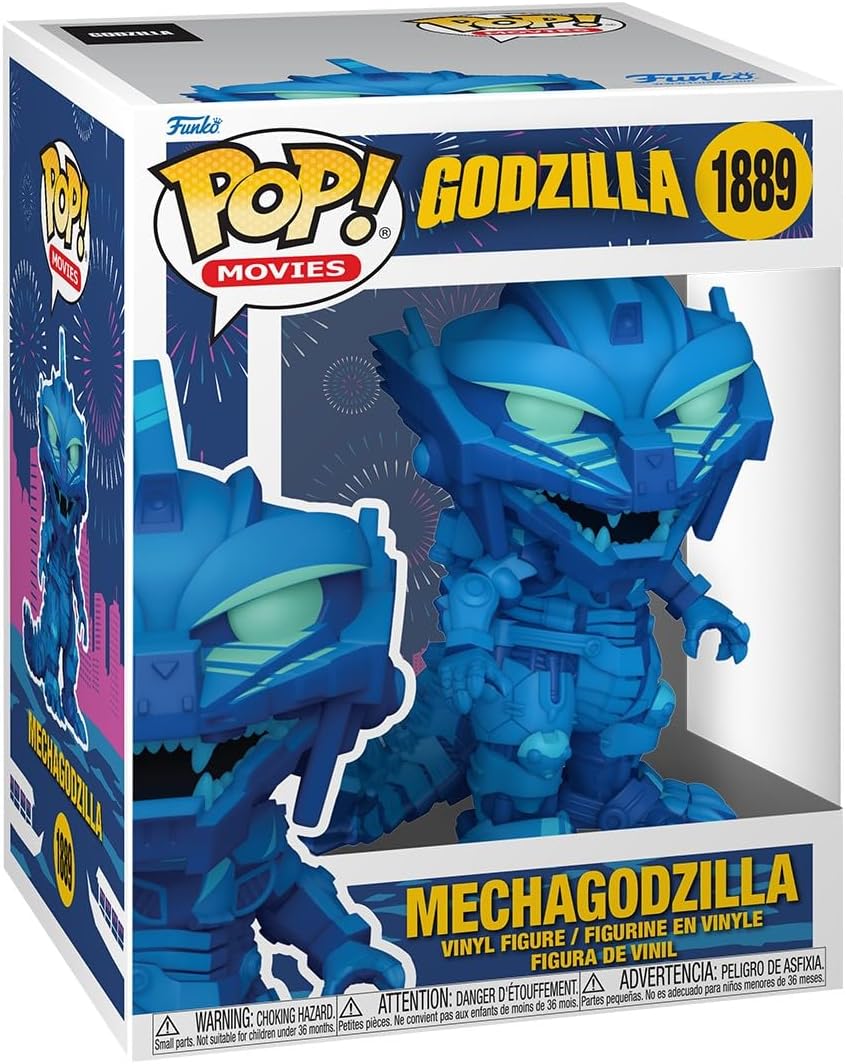 Funko Pop ! Movies - Godzilla (1890) MechaGodzilla Blue Vinyl Figure 10cm