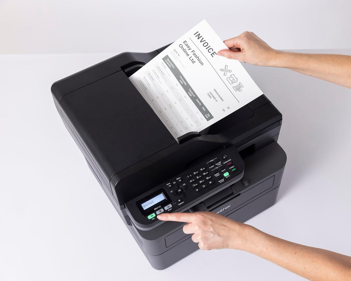 Brother MFC-L2827DW Stampante Multifunzione Laser 32 ppm Wi-Fi / USB
