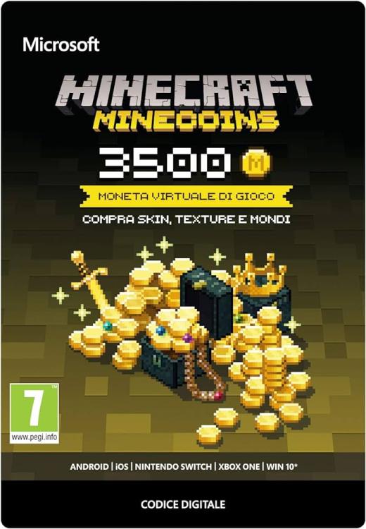 Minecraft + 3500 Minecoins Xbox Series X / One Gioco Italiano Starter Pack Ita