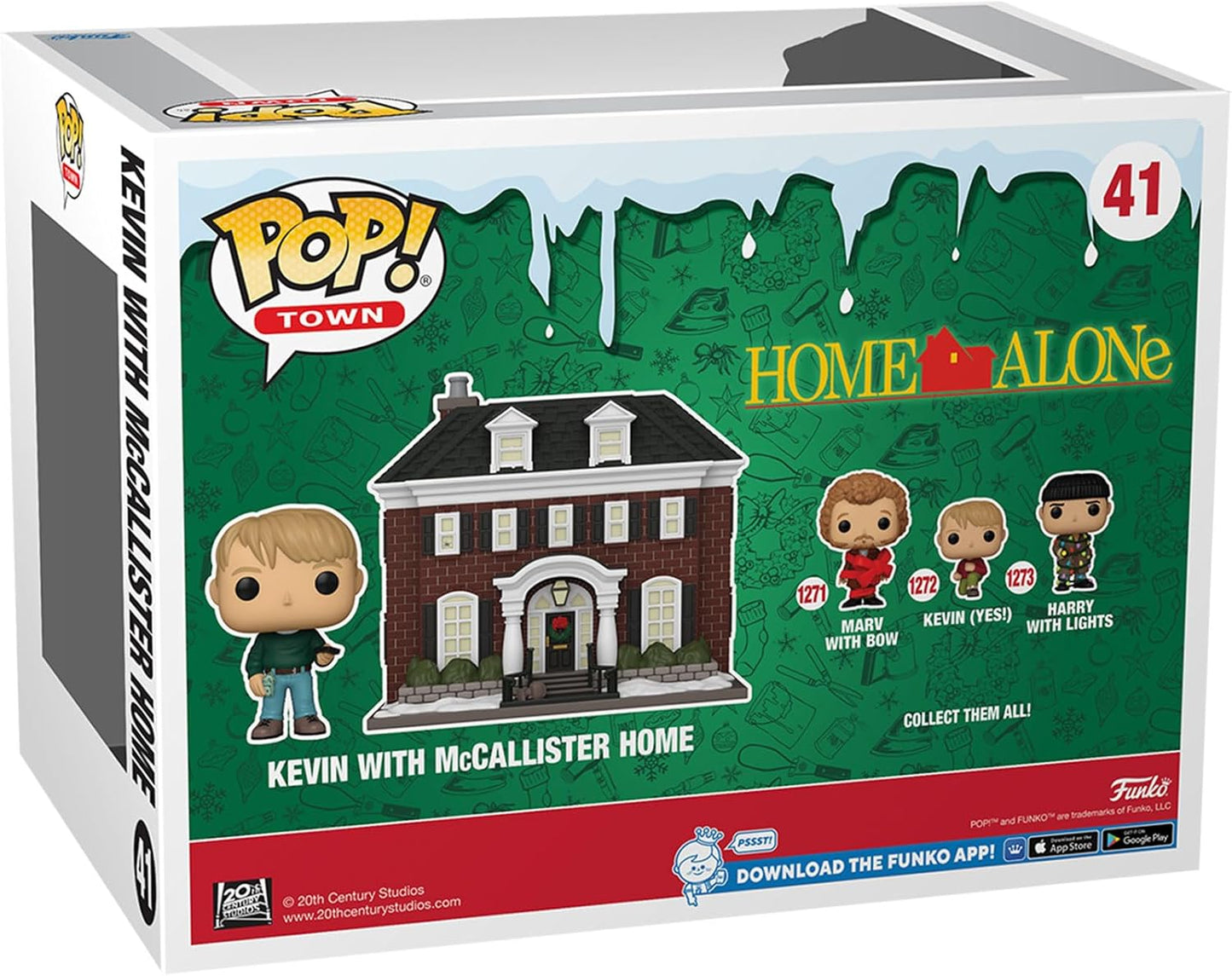 Funko Pop ! Town - Home Alone (41) Kevin With McCallister Home 12cm