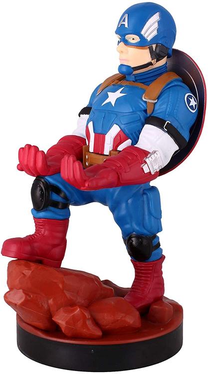 Cable Guys - Marvel (Captain America) Statuetta Base Smartphone Controller Gioco
