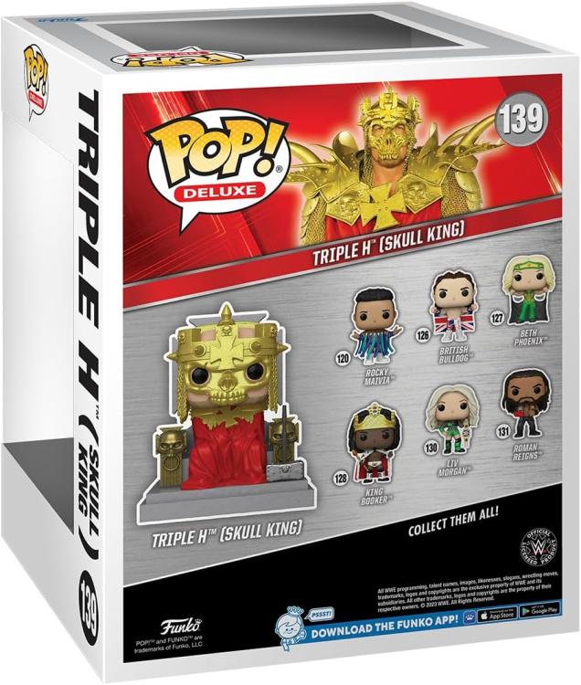 Funko Pop ! Wwe - (139) Triple H - Skull King Wrestling 15Cm Vinyl Figure