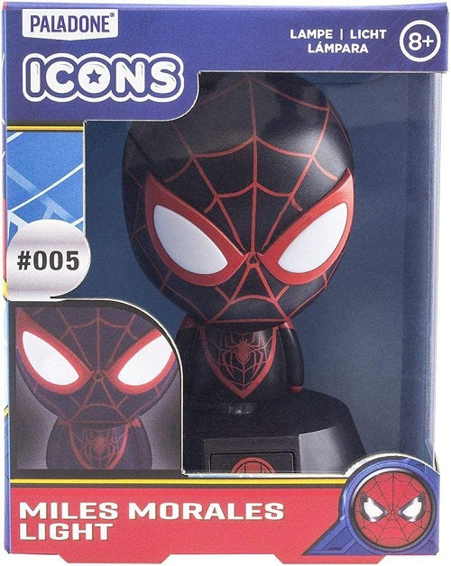 Paladone Lampada Icons Spider-Man Miles Morales #005 Marvel Led Light Spiderman
