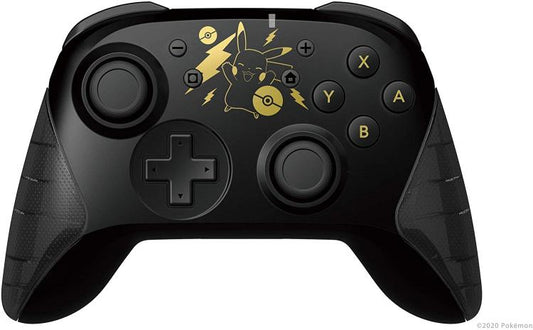 Hori Wireless Pikachu Black E Gold Edition Horipad Controller Nintendo Switch