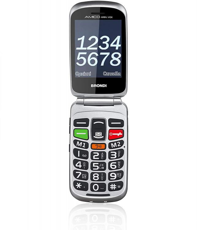 Telefono Cellulare Brondi Amico Ampli Vox Tasti Grandi Volume Alto Anziani