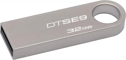 Kingston Pendrive 32Gb Dtse9G2/32Gb Usb 3.0 Metal Unita' Flash Chiavetta Argento
