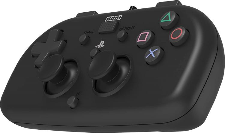 Joypad Hori Minipad Ps4 Wired Con Filo Nero Controller Ufficiale Playstation 4