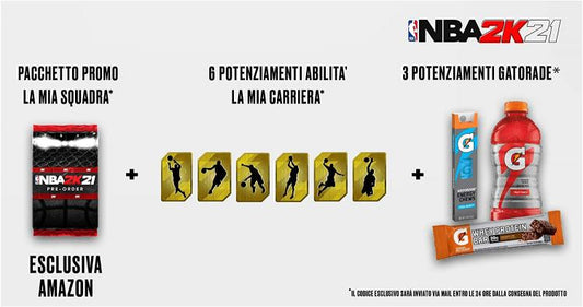 Nba 2K21 Standard Edition Xbox One Videogioco Italiano Copertina Eu Nuovo