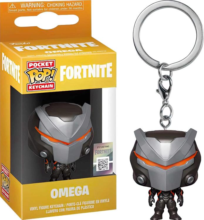 Funko Pop ! Keychain Pocket - Fortnite - (Omega) Portachiavi Vinyl Figure 4Cm