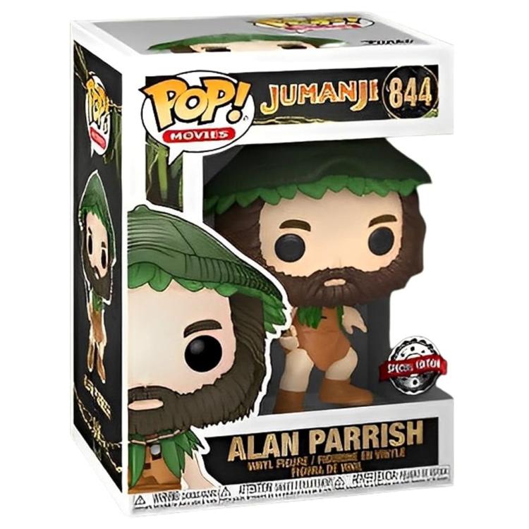 Funko Pop ! Movies - Jumanji (844) Alan Parrish Special Edition Vinyl Figure 9Cm