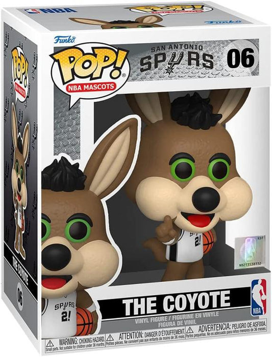 Funko Pop ! Nba Mascots San Antonio Spurs - (06) The Coyote Vinyl Figure 9Cm