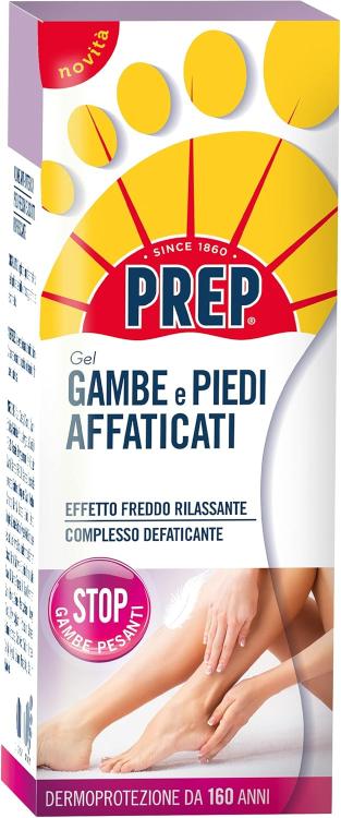 Prep - Gel Gambe E Piedi Affaticati Con Effetto Freddo Rilassante E Rinfrescante