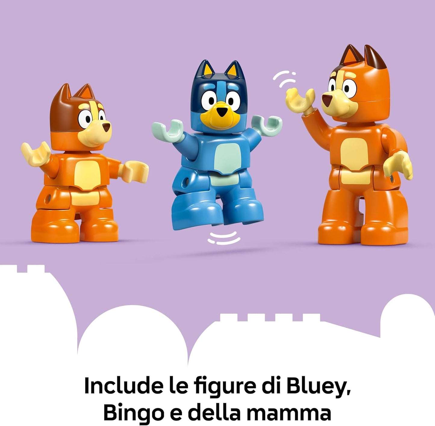 Lego - Duplo 10459 Bluey (Casa della Famiglia di Bluey Gioco Memoria) 83 pz (2+) Costruzioni
