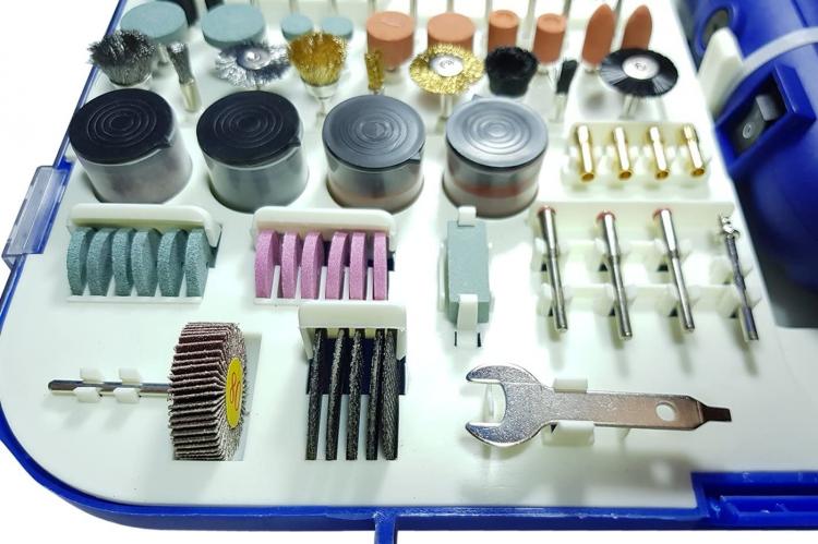 Kit Mini Trapano 163Pz Smerigliatrice Drimmel Rotante 330W Punte Frese | Rmg-330