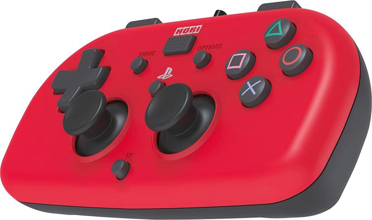 Joypad Hori Minipad Ps4 Wired Con Filo Rosso Controller Ufficiale Playstation 4