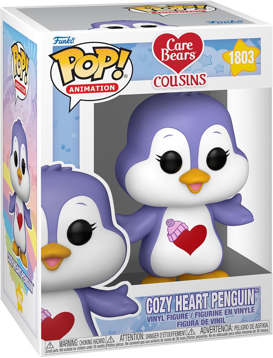 Funko Pop ! Animation - Care Bears (1803) Cozy Heart Penguin Vinyl Figure9cm