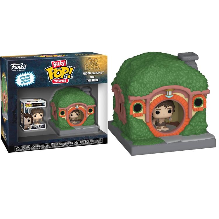 Funko Bitty Pop ! Towns Lord Of The Ring - Frodo And The Shire Figure LOTR